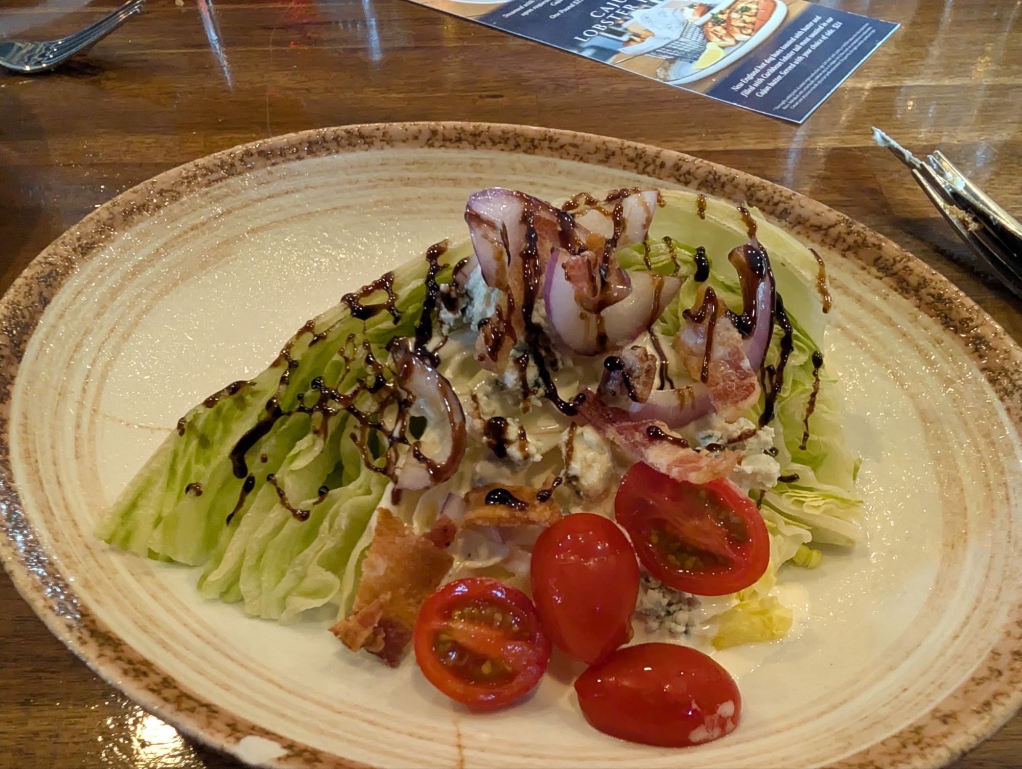 Wedge salad at Catch 110 in Biloxi